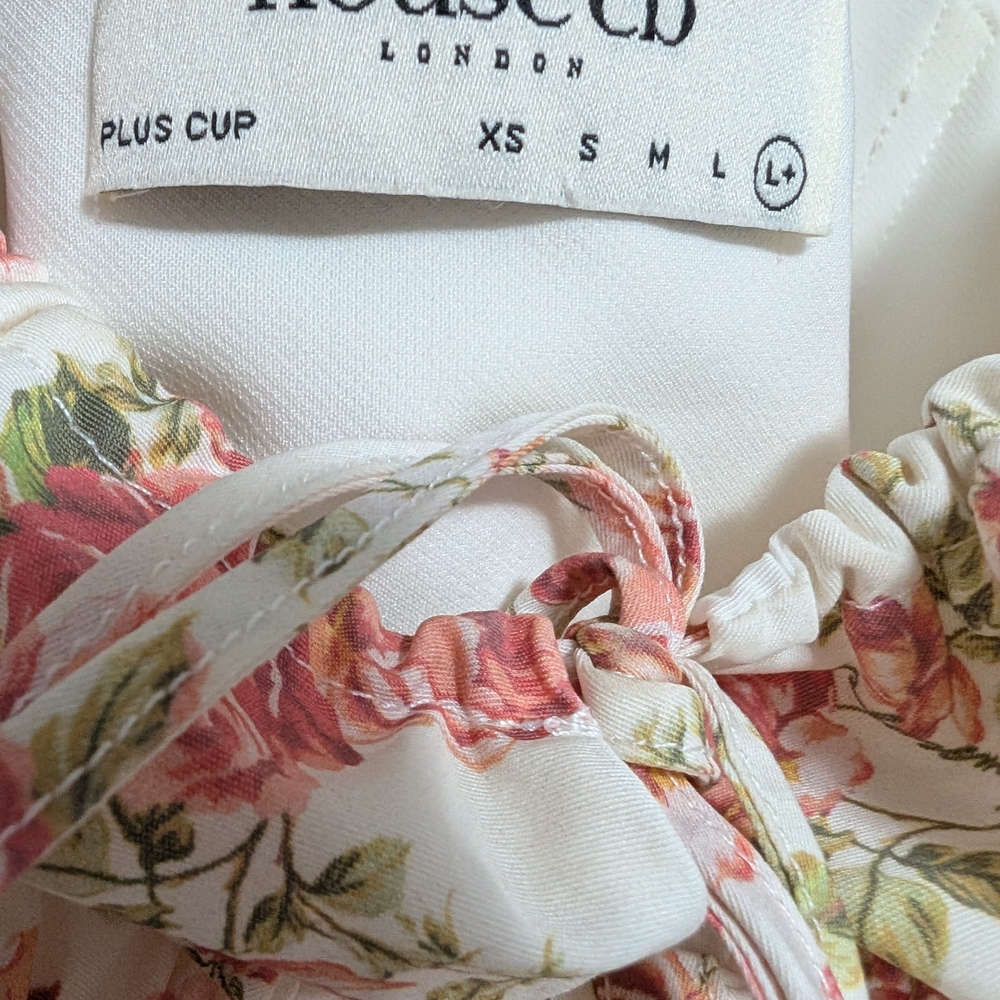 Floral Bustier Midi Dress in Pink - Picture 6 of 6